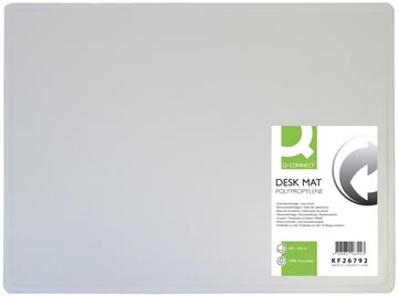 Onderlegger Q-Connect 53x40cm transparant