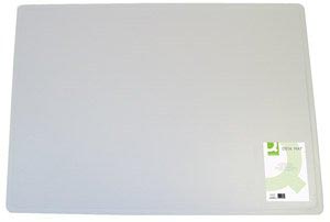 Onderlegger Q-Connect 63x50cm transparant