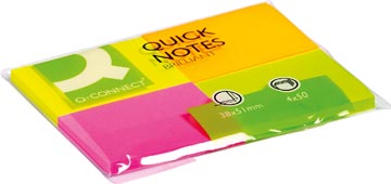 Quick Notes Q-Connect 38x51mm 50vel Neonkleuren (4)
