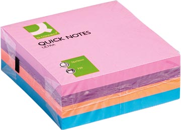 Quick Notes Q-Connect 76 x 76 mm 320 vel assorti