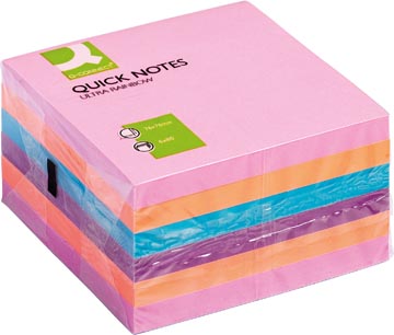 Quick notes Q-Connect 76 x 76 mm 80 vel assorti (6)