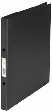 Ringmap Q-Connect A4 PP 2 O-ringen 16mm rug 22mm zwart