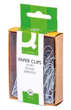 Papierklemmen Q-Connect 50mm (40)