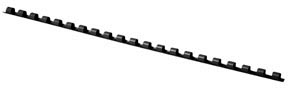 Bindrug Q-Connect 6 mm 21 ringen zwart (100)