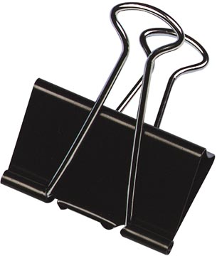 Foldbackclip Q-Connect 32mm zwart (10)