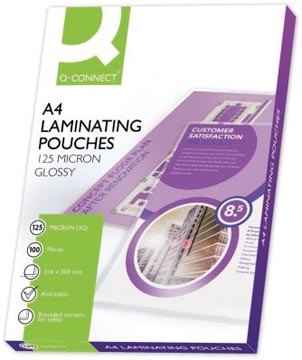 Lamineerhoes Q-Connect A4 2x125µ (100)