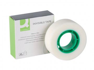 Plakband Q-Connect Invisible 19 mm x 33 m 