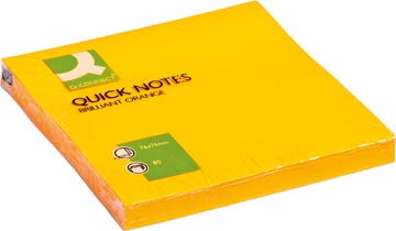 Quick Notes Q-Connect 76 x 76 mm 80 vel  Neonoranje 