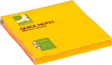 Quick Notes Q-Connect 76x76mm 80vel Neonoranje 