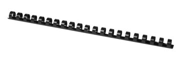 Bindrug Q-Connect 14mm 21 ringen Zwart (100)