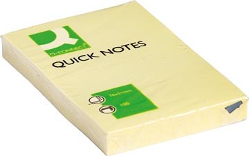 Quick Notes Q-Connect 51 x 76 mm 100 vel Geel