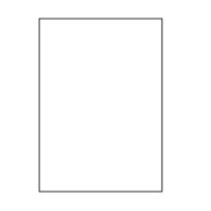 Etiketten 297x420mm permanent wit glossy met rugsplit (400)