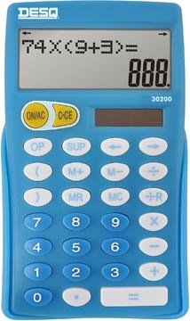 Rekenmachine Desq school 30200 blauw