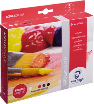 Acrylverf Van Gogh primaire mengset (5x40ml)