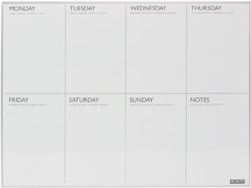 Desq Magnetische weekplanner Ft 45x60cm