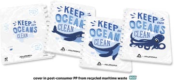 Schrift Aurora Adoc Ocean Waste Plastics A4 gelijnd