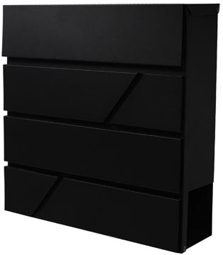 Brievenbus Brasq Deluxe PB200 zwart