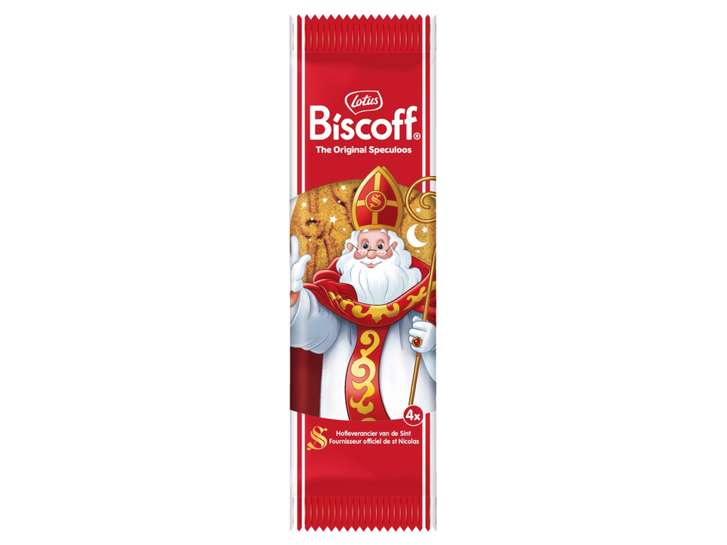 Speculaaskoekjes Lotus sinterklaas 14cm (4)