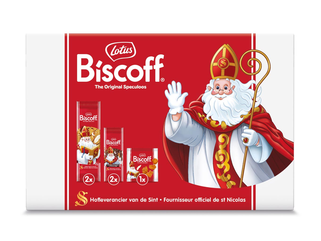 Speculaaskoekjes Lotus sinterklaasdoosje 180g (5)