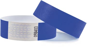 Combicraft polsbandjes Tyvek, blauw (100)