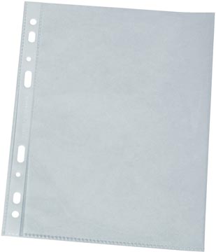 Showtas Q-Connect PP A4 100 micron 11-gaats glashelder (100)