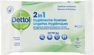 Dettol Reinigingsdoekjes 2-in-1 (12)