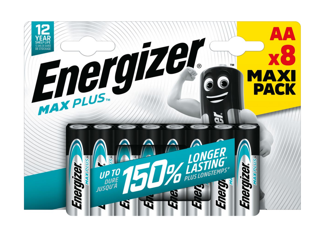 Batterijen Energizer Max Plus AA (8)