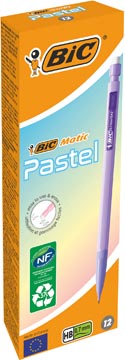 Vulpotlood Bic Bicmatic 0,7mm assorti pastel