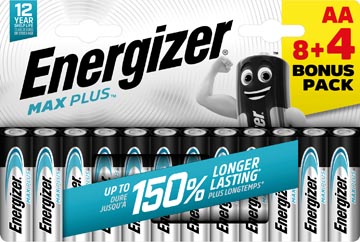 Energizer max plus AA/LR06 8+4