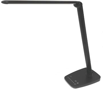 Bureaulamp Unilux Twistled LED dimbaar 2700-6000Kelvin 550lumen zwart