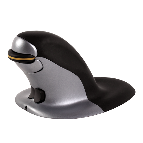 Ergonomische muis draadloos Fellowes Penguin large links- en rechtshandig