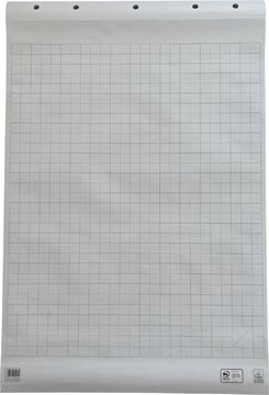 Papierblok voor Flipchart Work 65x98cm geruit 50vel
