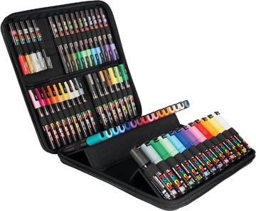 Paintmarker Posca in luxe koffer (60) assorti