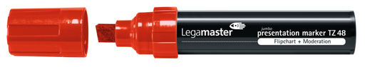 [LM-155502] Flipchartmarker Legamaster TZ48 beitelpunt 4-12 mm (4) (rood)