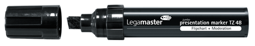 [LEG-155501] Flipchartmarker Legamaster TZ48 beitelpunt 4-12 mm (4) (zwart)