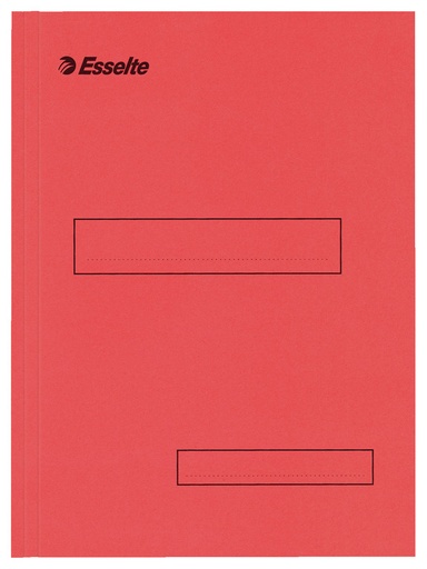 [ESS-71202] Binnenmap Esselte karton A4 160g met klep aan onderzijde (100) (rood)