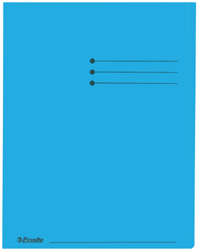 [ESS-2013402] Dossiermap Esselte A4 met overslag en opdruk 180g (100) (blauw)