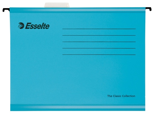 [ESS-90376] Hangmap Esselte Classic karton folio 365mm V-bodem lade (25) (blauw)