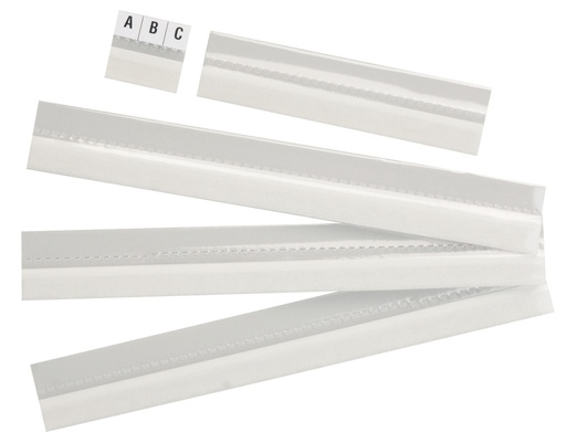 [ESS-55000] Indextab Esselte PVC 50x200mm (5) (transparant)