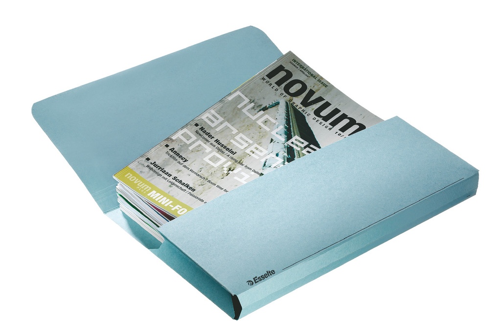 Pocket file Esselte Manilla karton folio 275 g 25 stuks