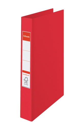[ESS-14451] Ringmap Esselte PP A4 2 O-ringen 25mm rug 42mm (rood)