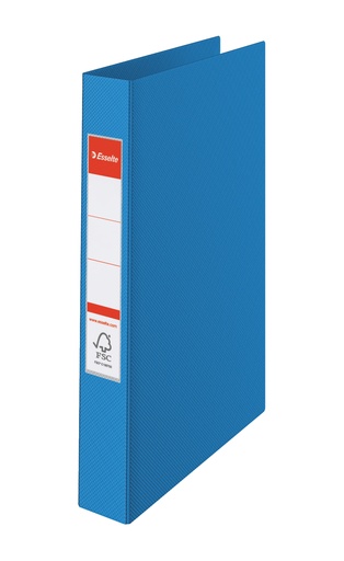 [ESS-14460] Ringmap Esselte PP A4 4 O-ringen 25 mm rug 35mm (blauw)