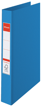 [ESS-48255] Ringmap Esselte Vivida PP A4 23 O-ringen 25 mm rug 42mm (blauw)