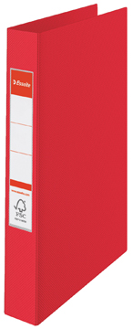 [ESS-48259] Ringmap Esselte Vivida PP A4 23 O-ringen 25 mm rug 42mm (rood)