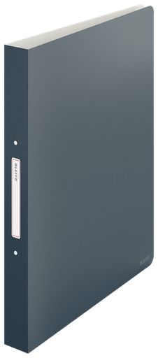 [ESS-42380089] Ringmap Leitz Cosy PP A4 2 O-ringen 25 mm rug 32mm (fluweel grijs)