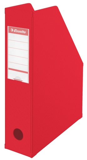 [ESS-56003] Tijdschriftencassette Esselte Vivida PVC A4 70 mm (rood)