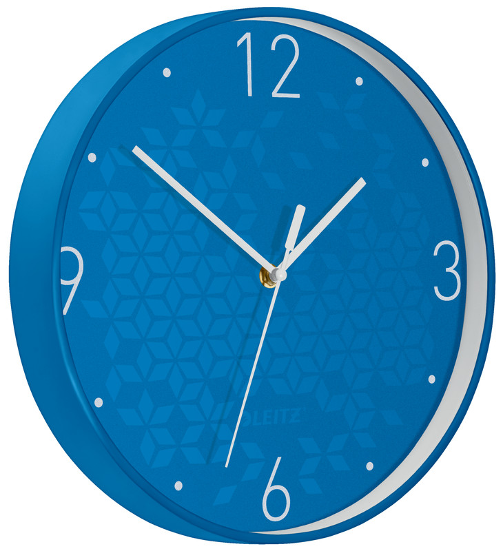 [ESS-90150036] Wandklok Leitz WOW Ø 29 cm (blauw)