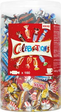 Snoep chocolade Celebrations silo 1435gr