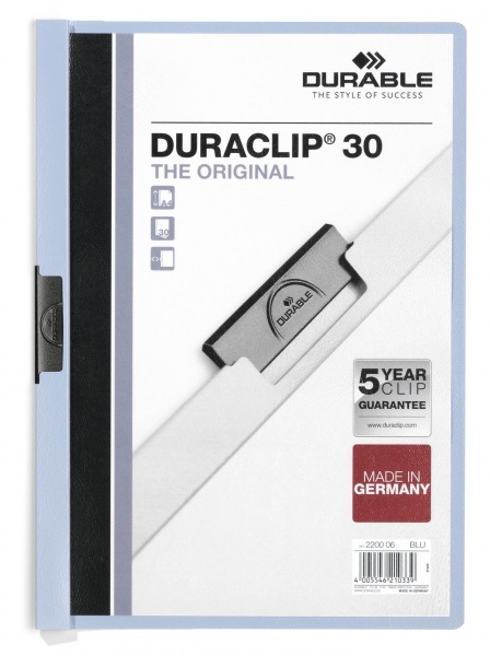 Klemmap Durable Duraclip 30 PP A4 30vel