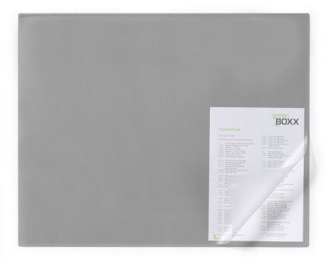 Schrijfonderlegger Durable 650x500mm met randbescherming en transparant afdekvel